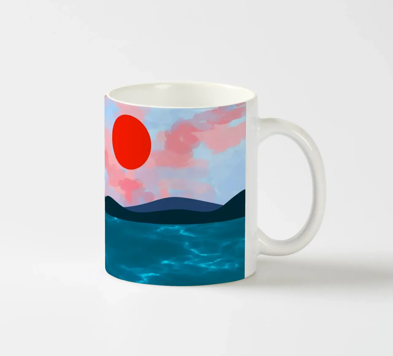 Tinte costiere tazza in ceramica da Kintsugi99