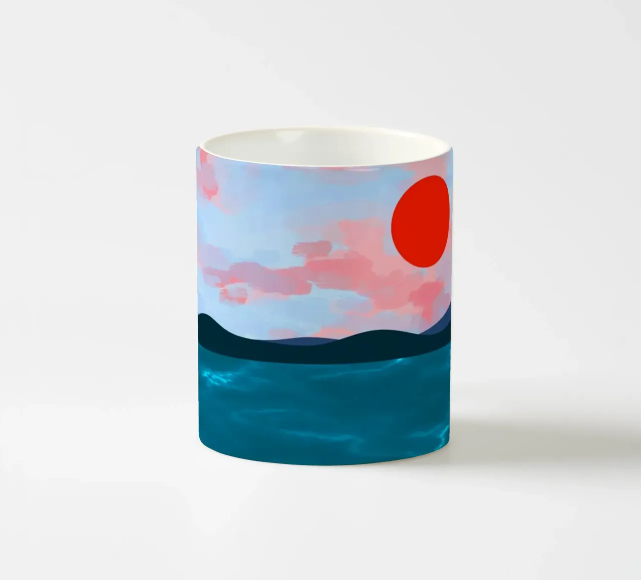 Tinte costiere tazza in ceramica da Kintsugi99