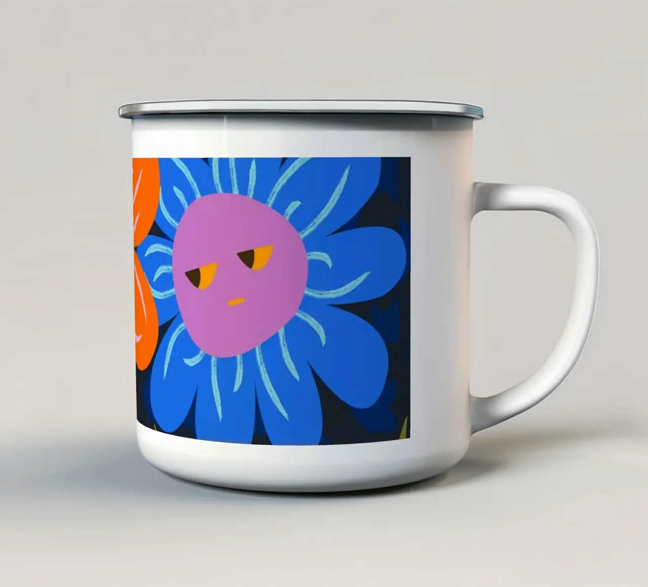 Felicità marocchina tazza in smalto da Kintsugi99