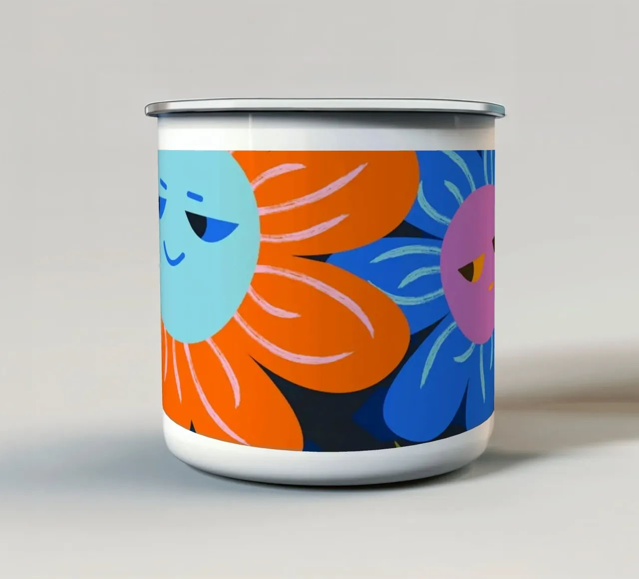 Felicità marocchina tazza in smalto da Kintsugi99