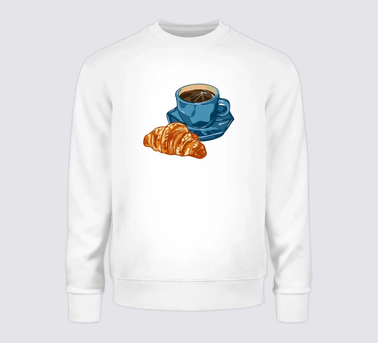 Caffè e croissant felpa da EDMPROJECT