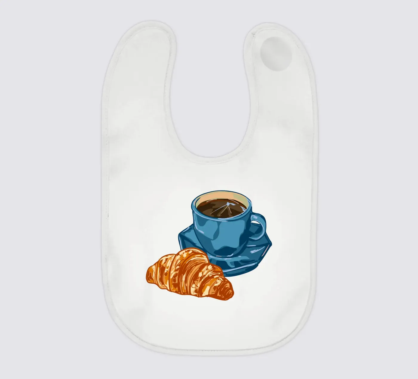 Coffee & Croissant bavoir de EDMPROJECT