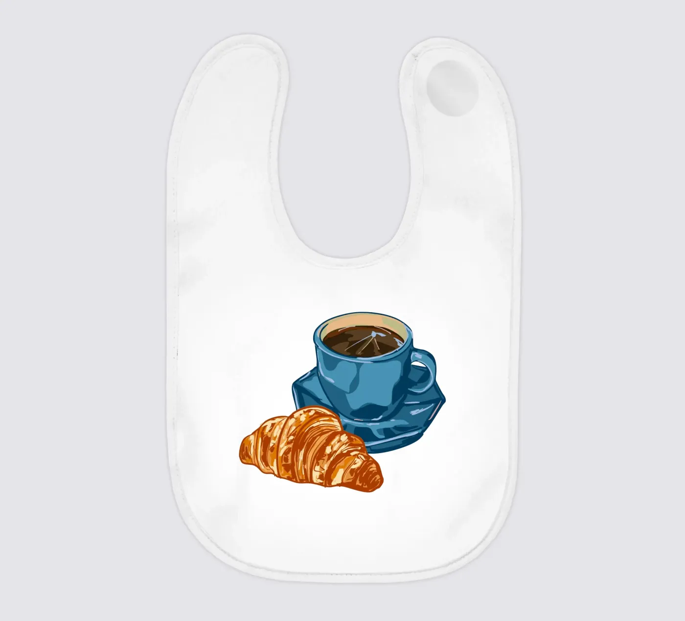 Coffee & Croissant bavoir de EDMPROJECT