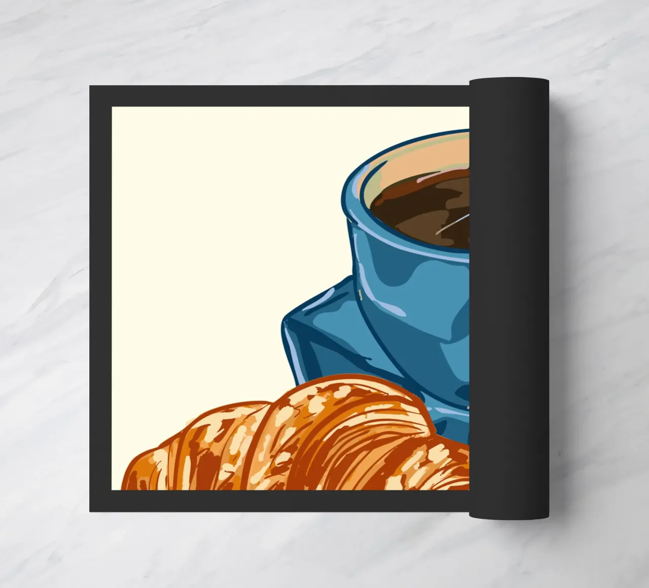 Caffè e croissant zerbino da EDMPROJECT