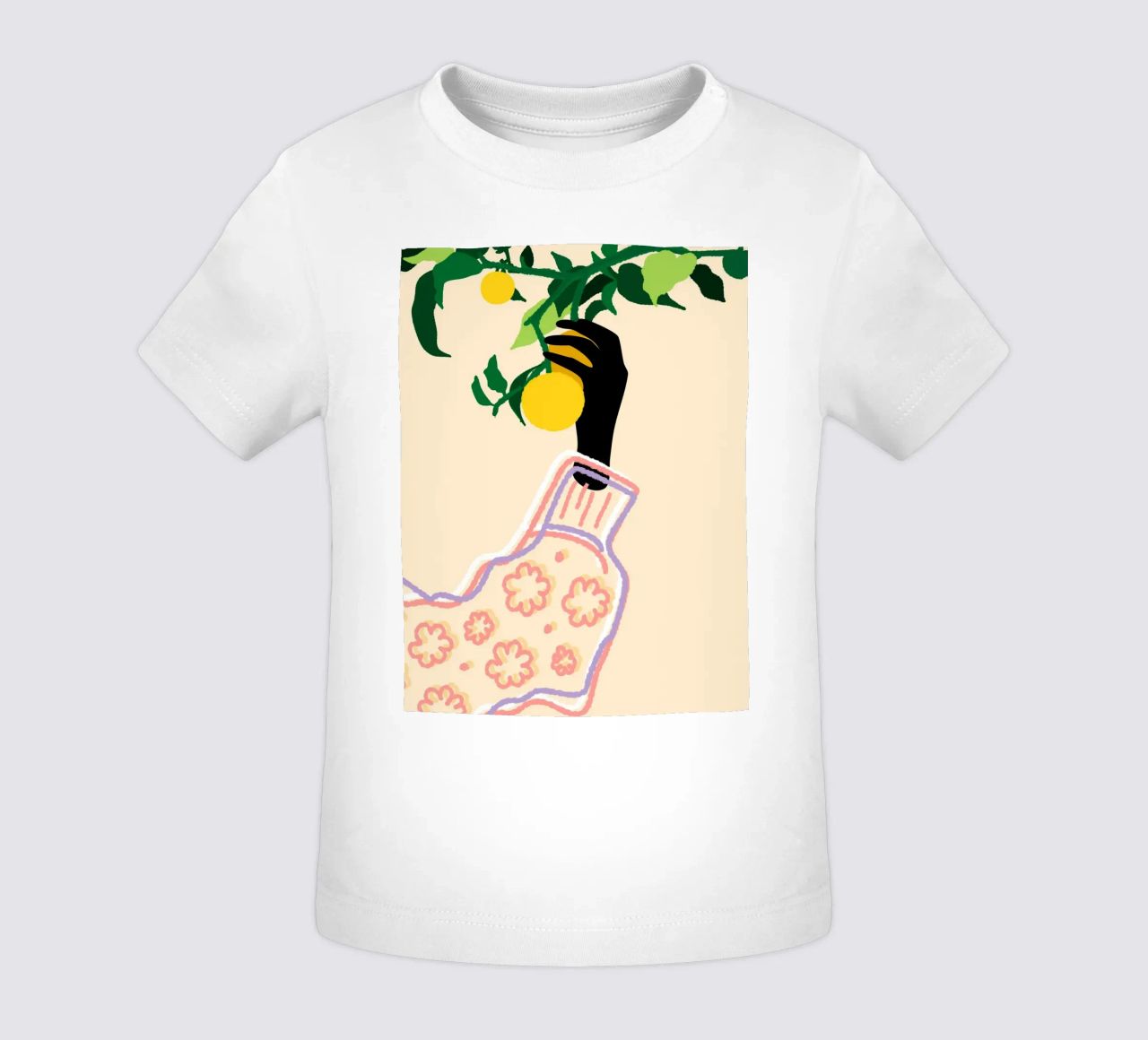 Tocco di agrumi maglietta neonato da Kintsugi99