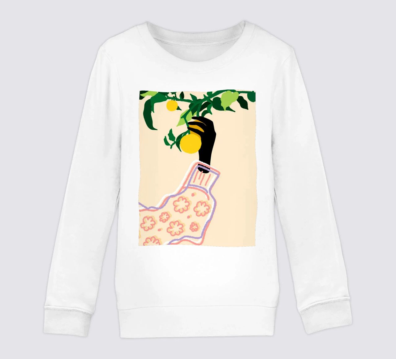 Tocco di agrumi felpa bambino da Kintsugi99