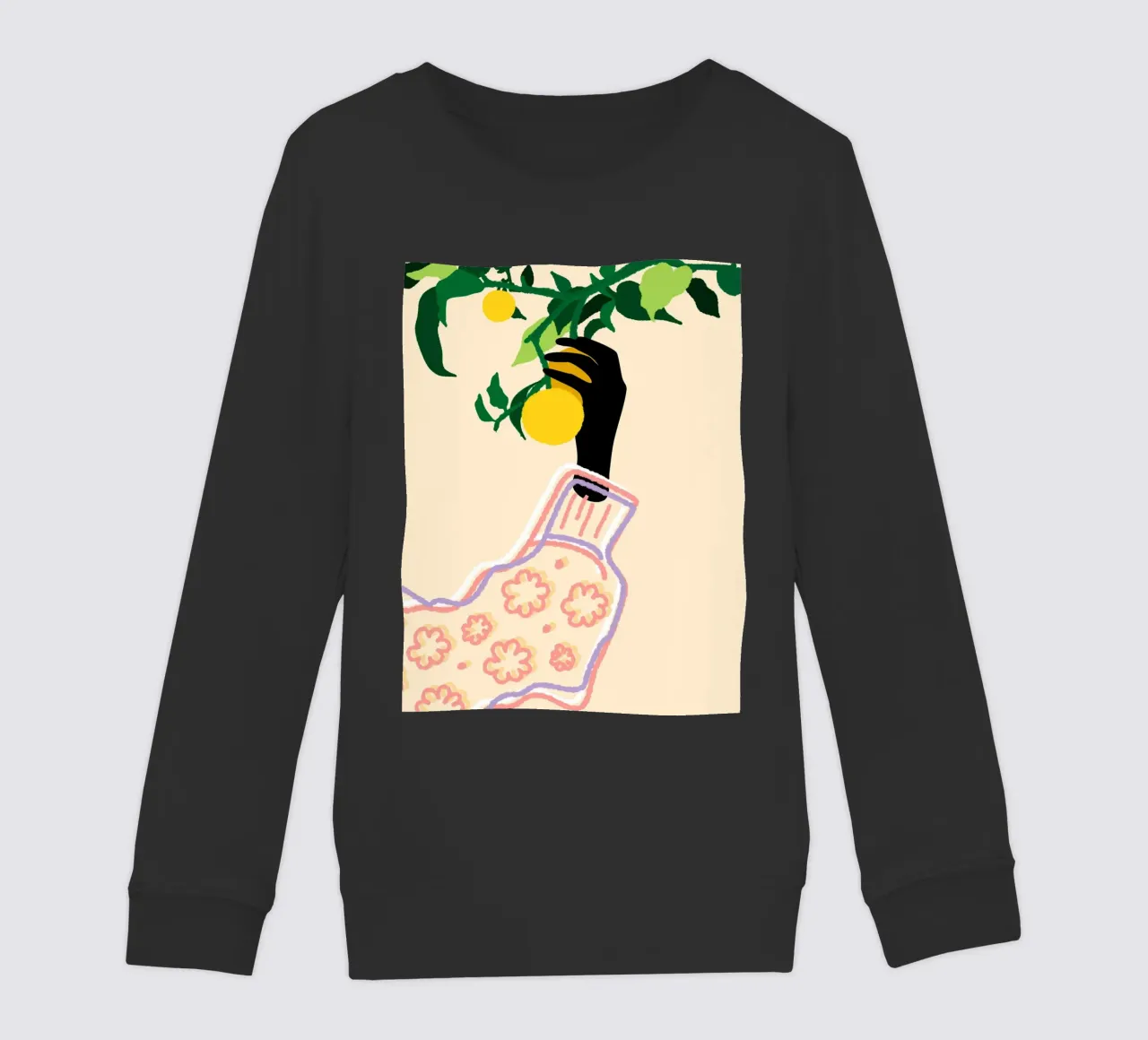 Tocco di agrumi felpa bambino da Kintsugi99