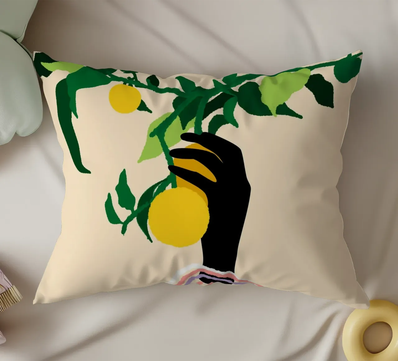 Tocco di agrumi cuscino da Kintsugi99