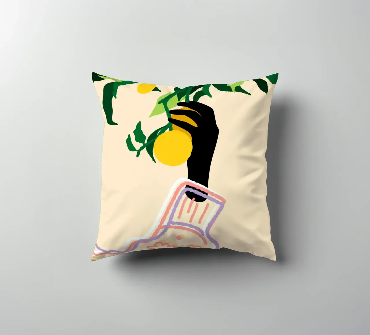 Tocco di agrumi cuscino da Kintsugi99