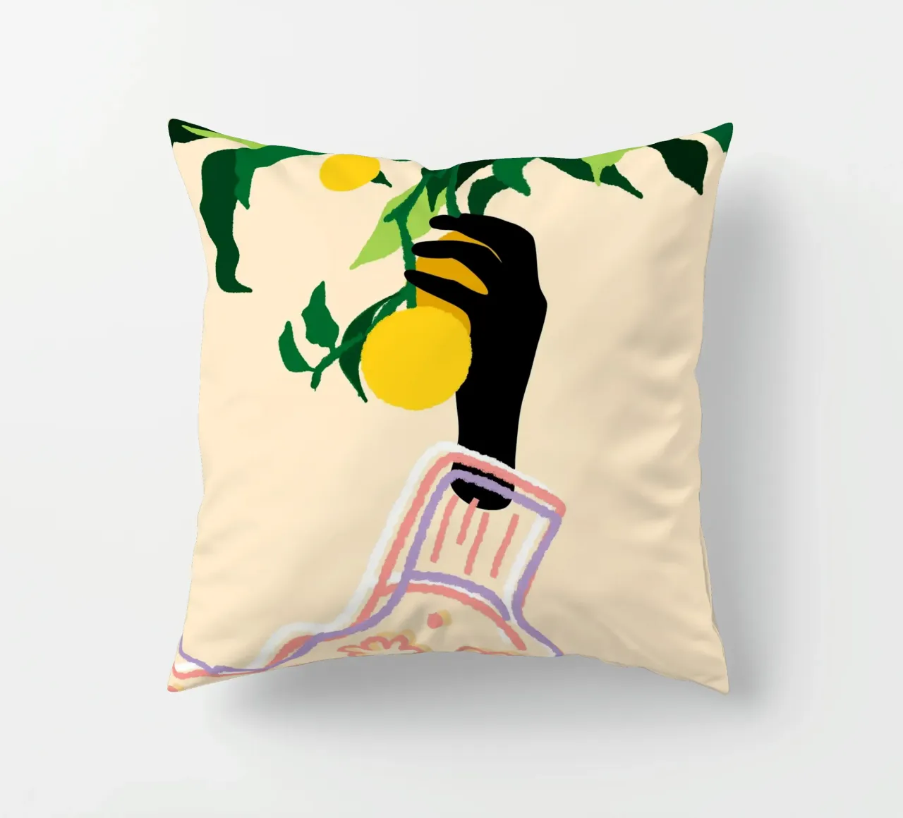 Citrus Touch Kissen von Kintsugi99