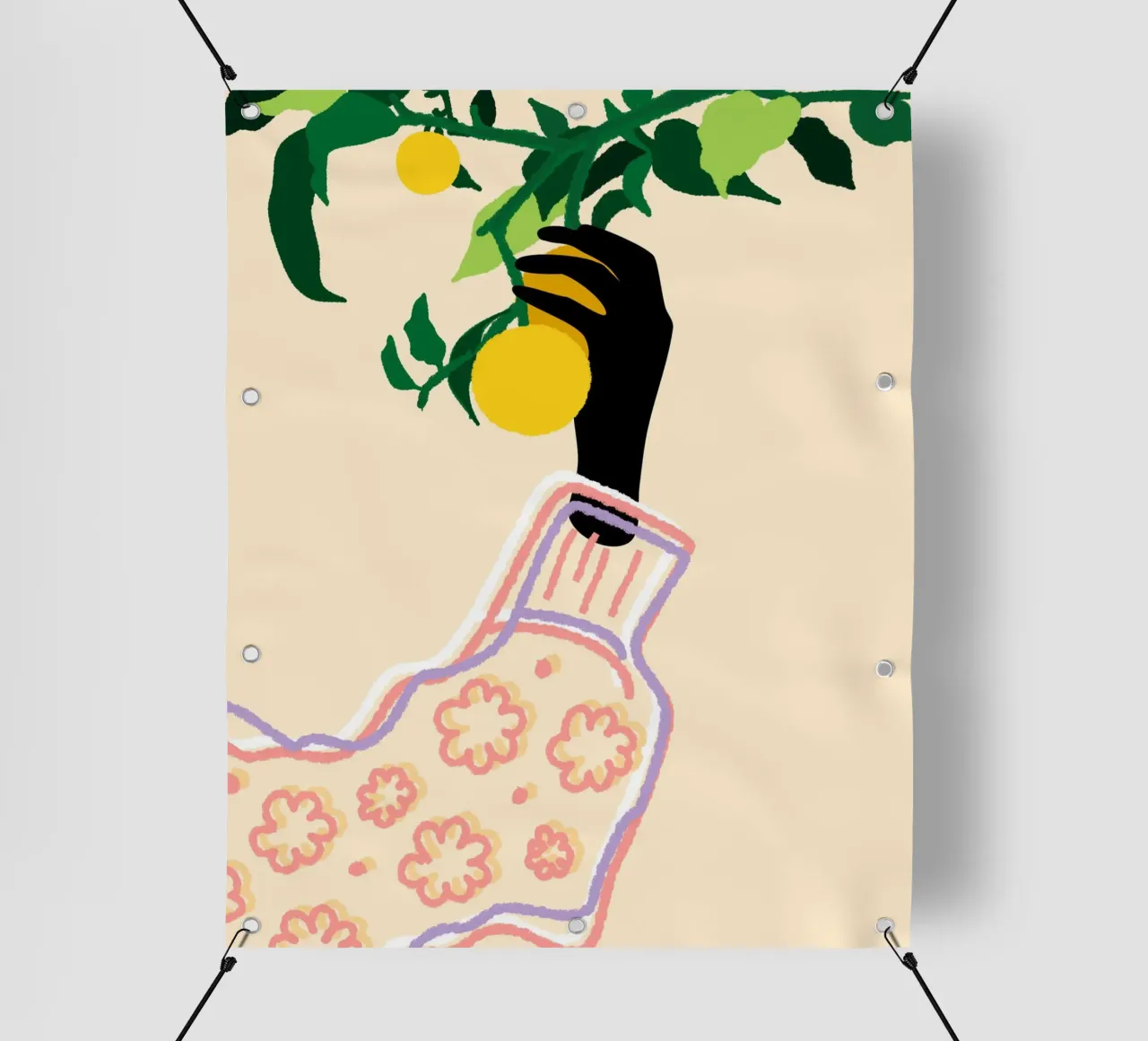 Tocco di agrumi telo in pvc da Kintsugi99