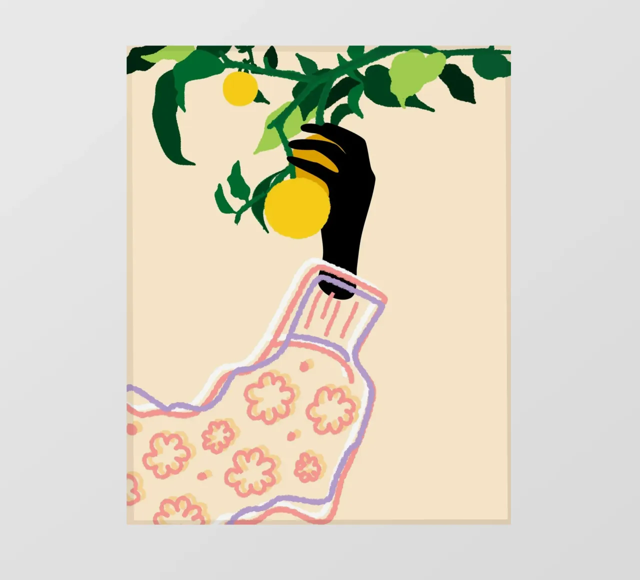 Tocco di agrumi telo in pvc da Kintsugi99