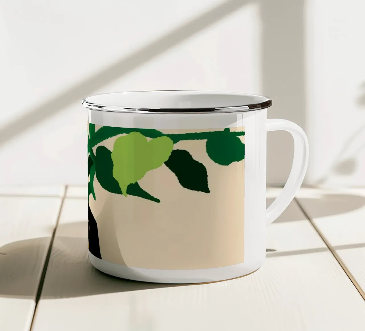 Citrus Touch Emaille Tasse von Kintsugi99