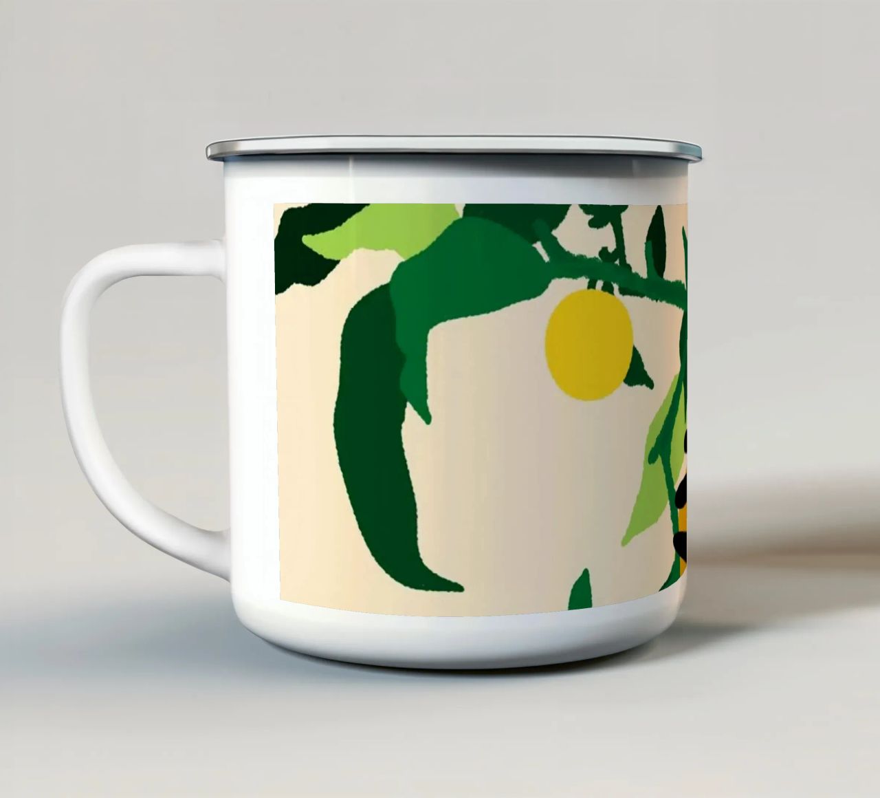 Tocco di agrumi tazza in smalto da Kintsugi99