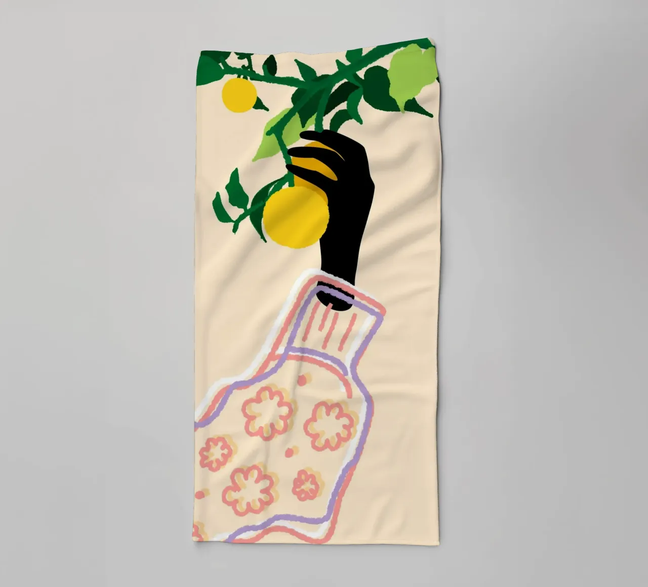 Tocco di agrumi asciugamano da bagno da Kintsugi99