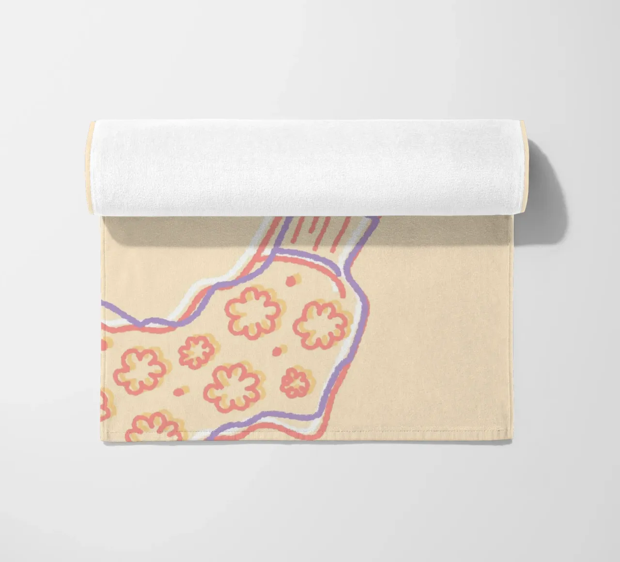 Citrus Touch Strandtuch von Kintsugi99