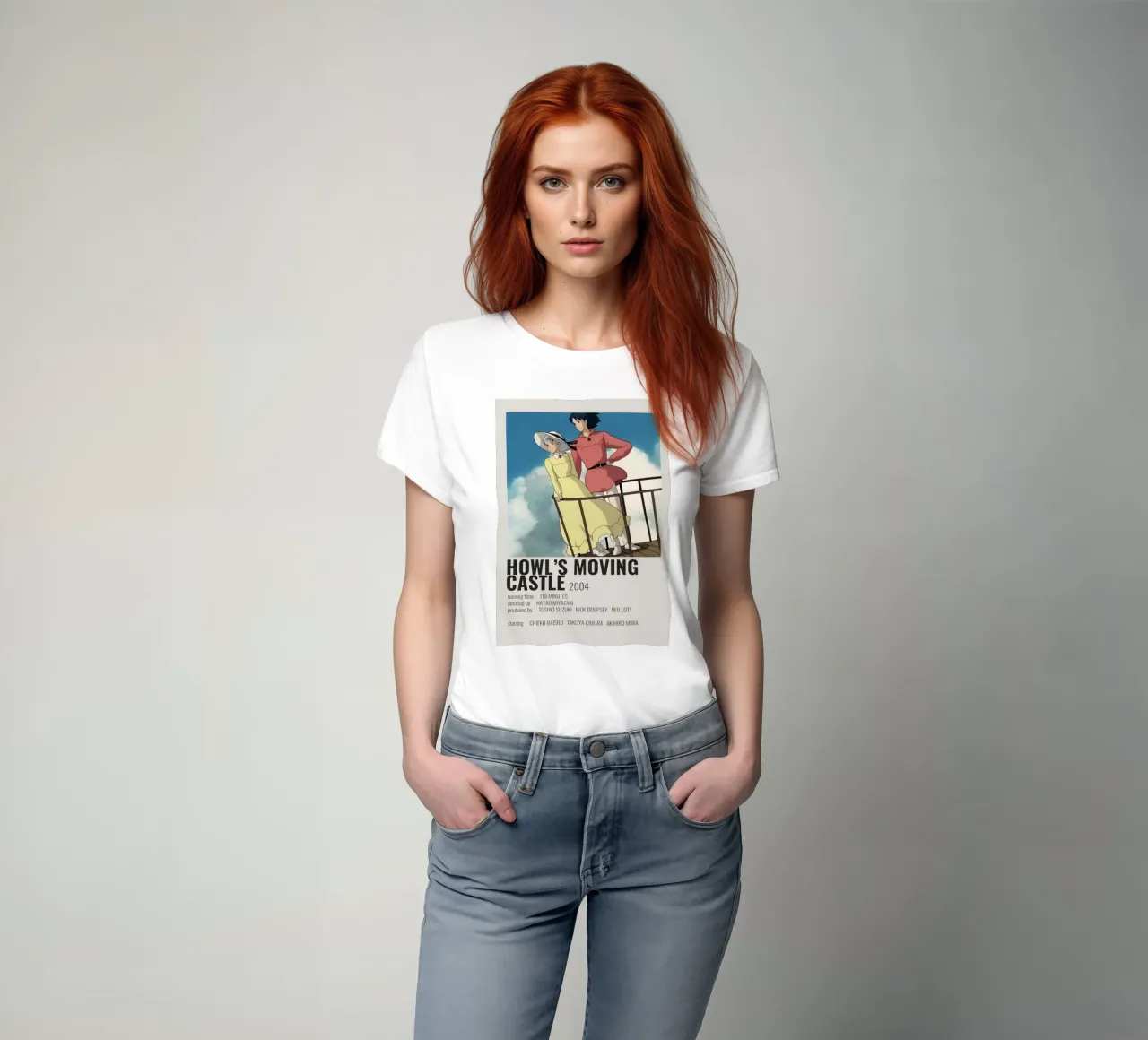 HOWL'S MOVING CASTLE 2004 t-shirt da Totoya