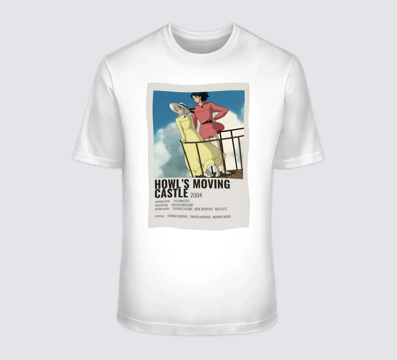 HOWL'S MOVING CASTLE 2004 t-shirt da Totoya