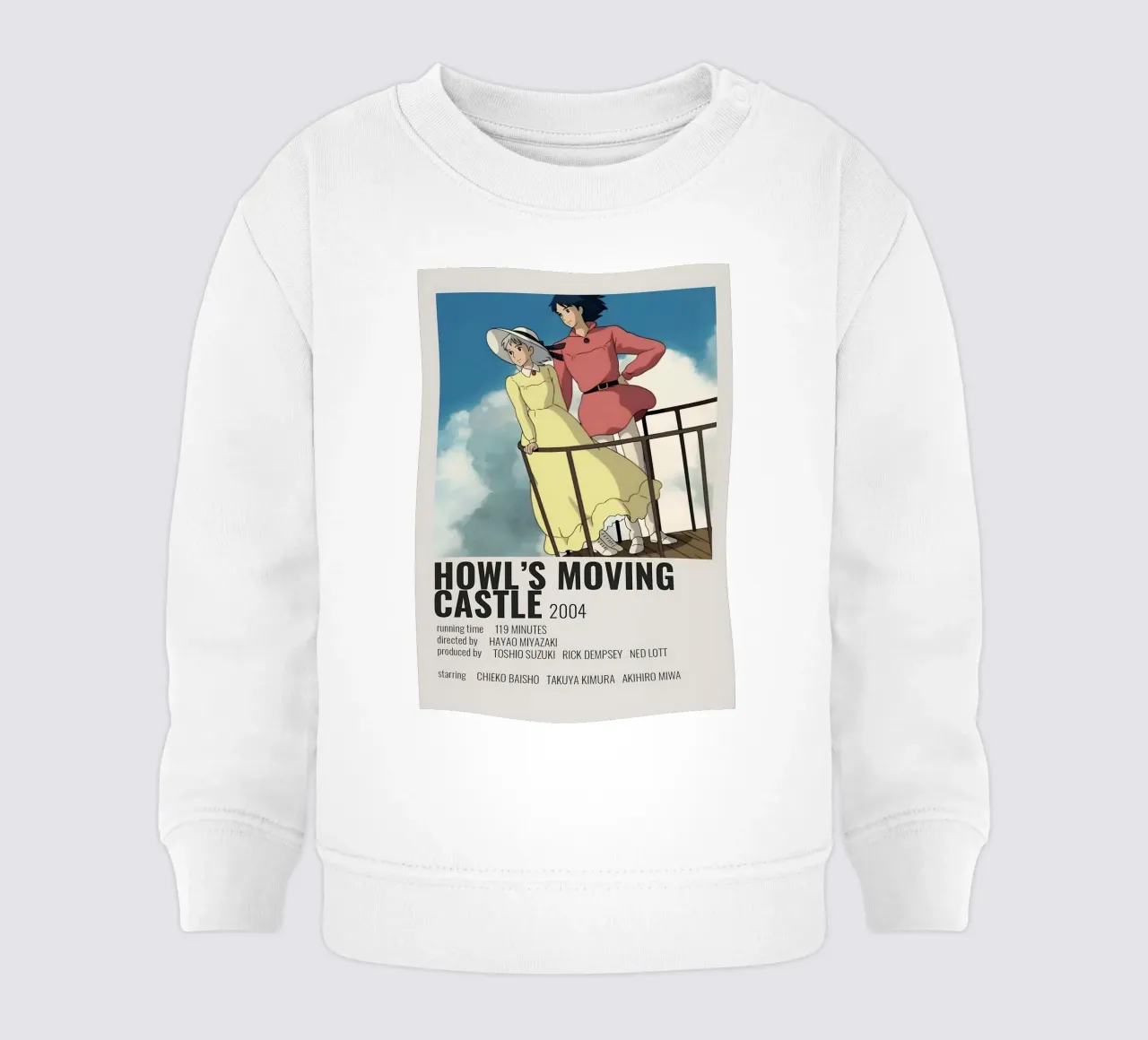 HOWL'S MOVING CASTLE 2004 felpa neonato da Totoya