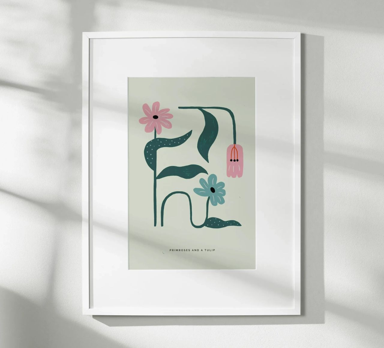Primroses And A Tulip Poster von Studio One