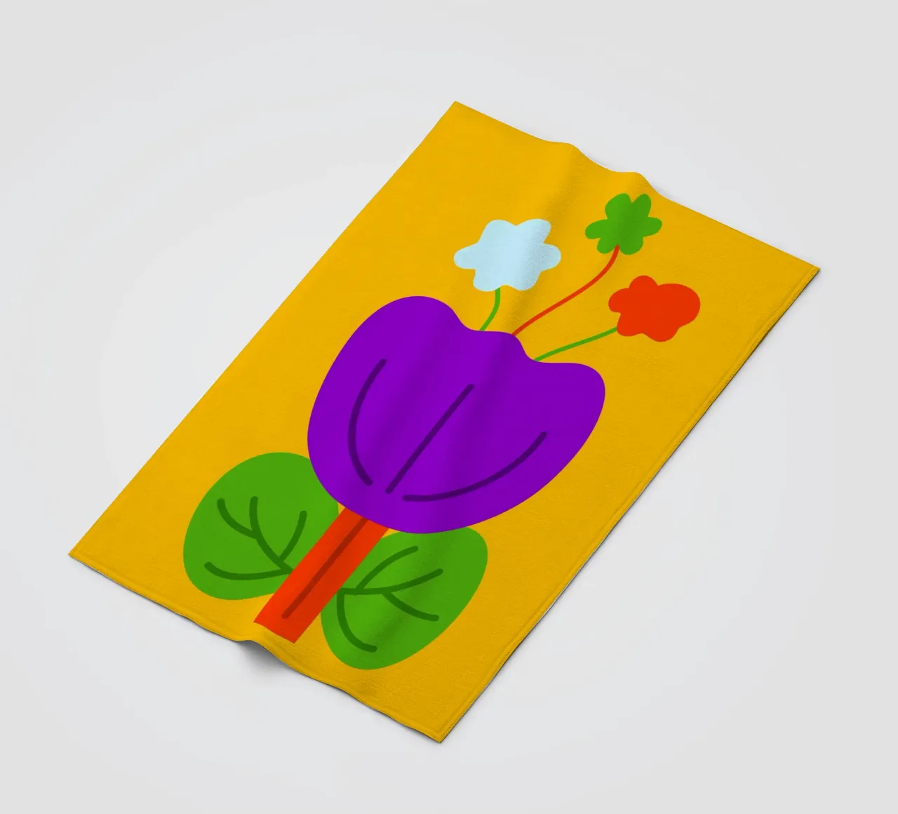 Vibrant Tones fleece blanket by Kintsugi99
