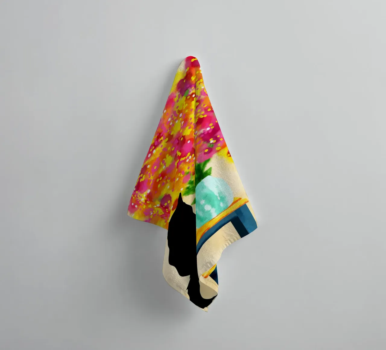 Gezellige hoek charme badhanddoek van Kintsugi99