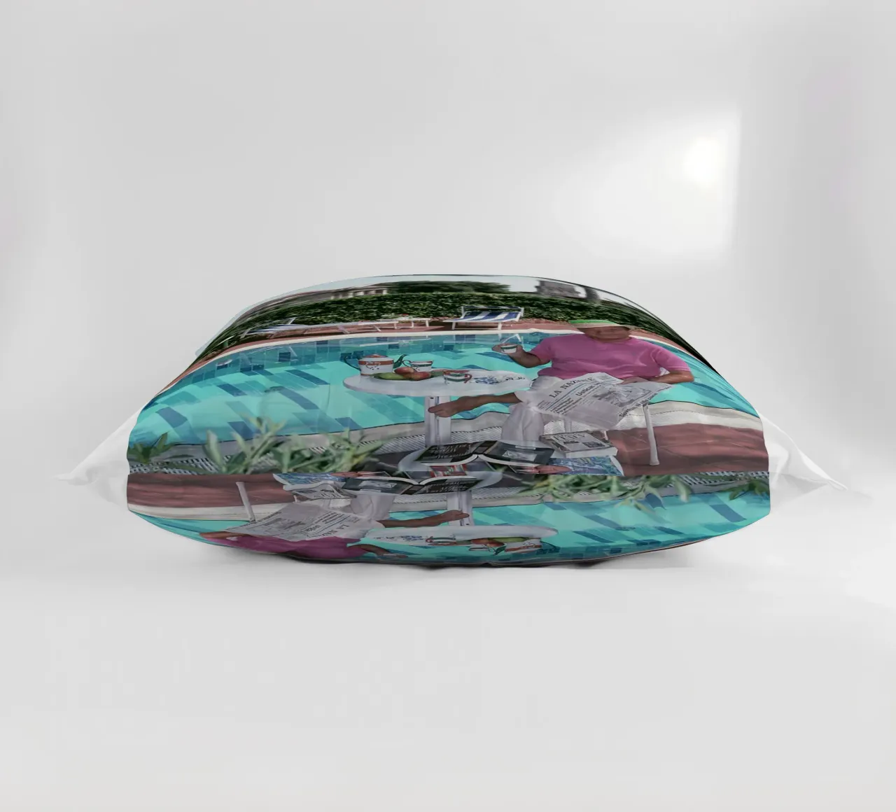 Sirio Maccioni - Slim Aarons decorative cushion by The Poster UK