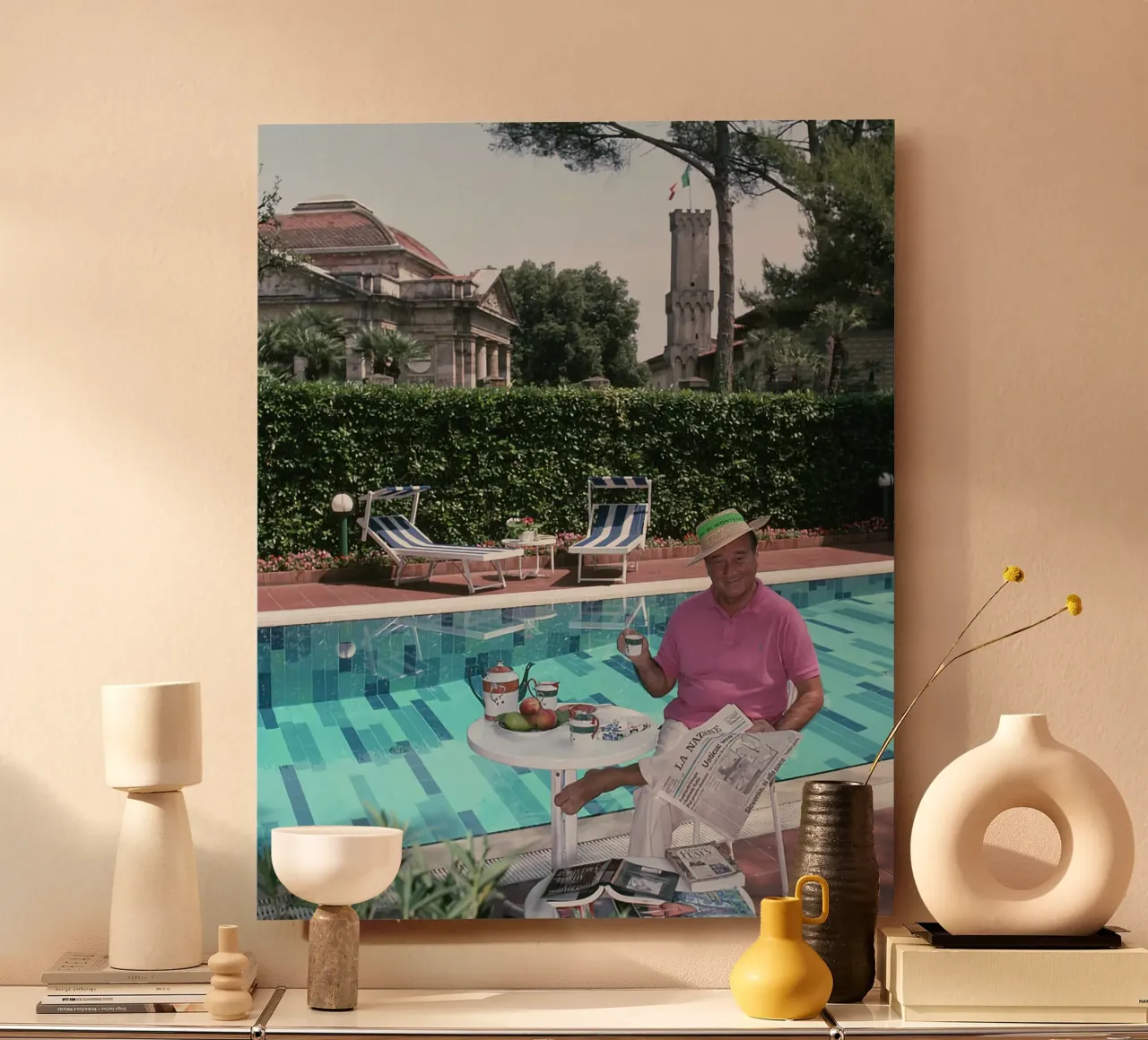 Sirio Maccioni - Slim Aarons alu-dibond by The Poster UK
