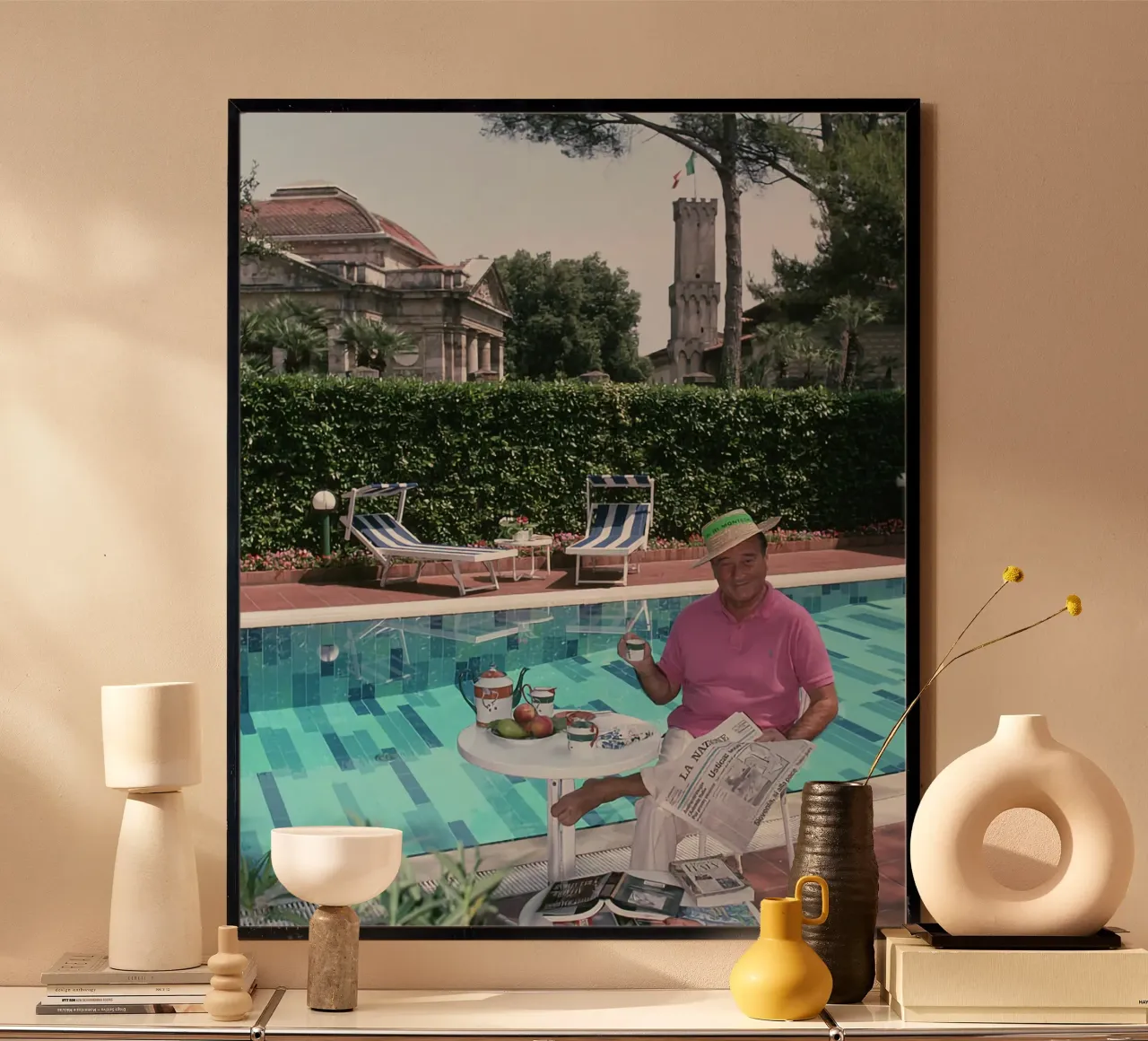 Sirio Maccioni - Slim Aarons poster da The Poster UK