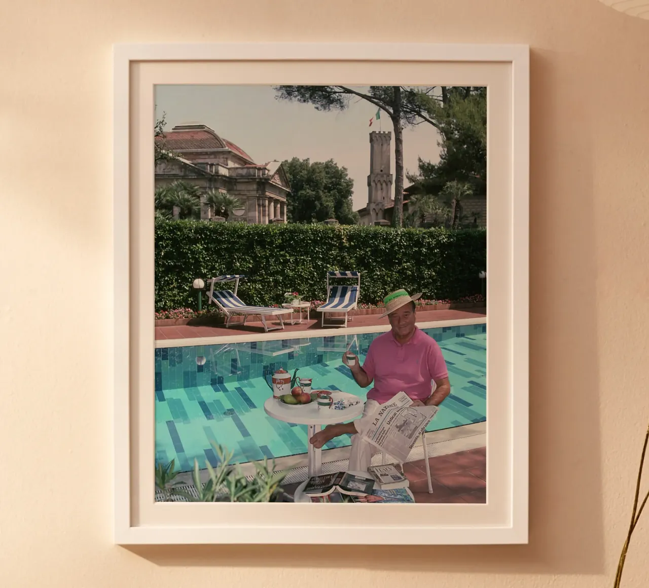 Sirio Maccioni - Slim Aarons poster da The Poster UK
