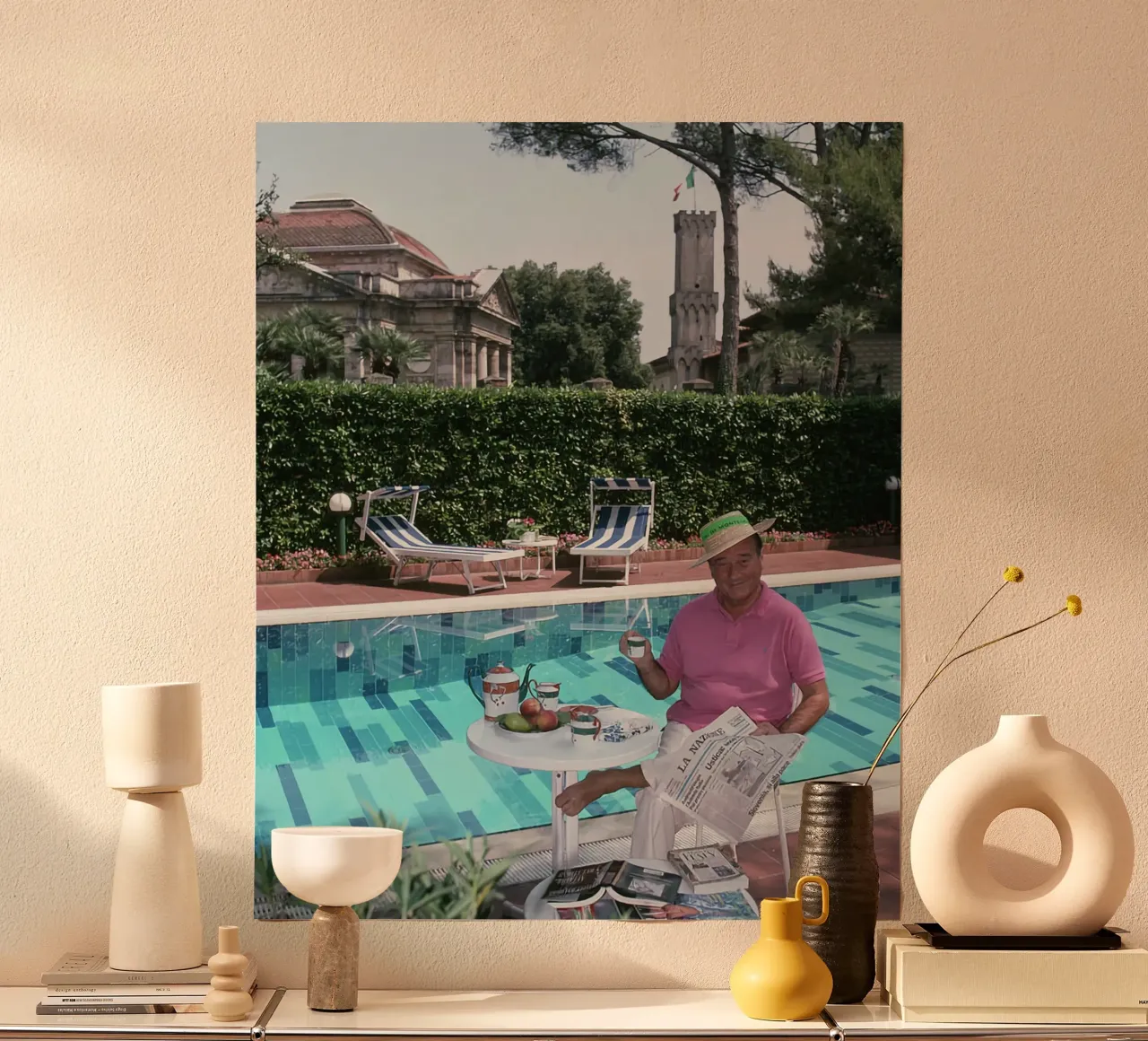 Sirio Maccioni - Slim Aarons poster da The Poster UK