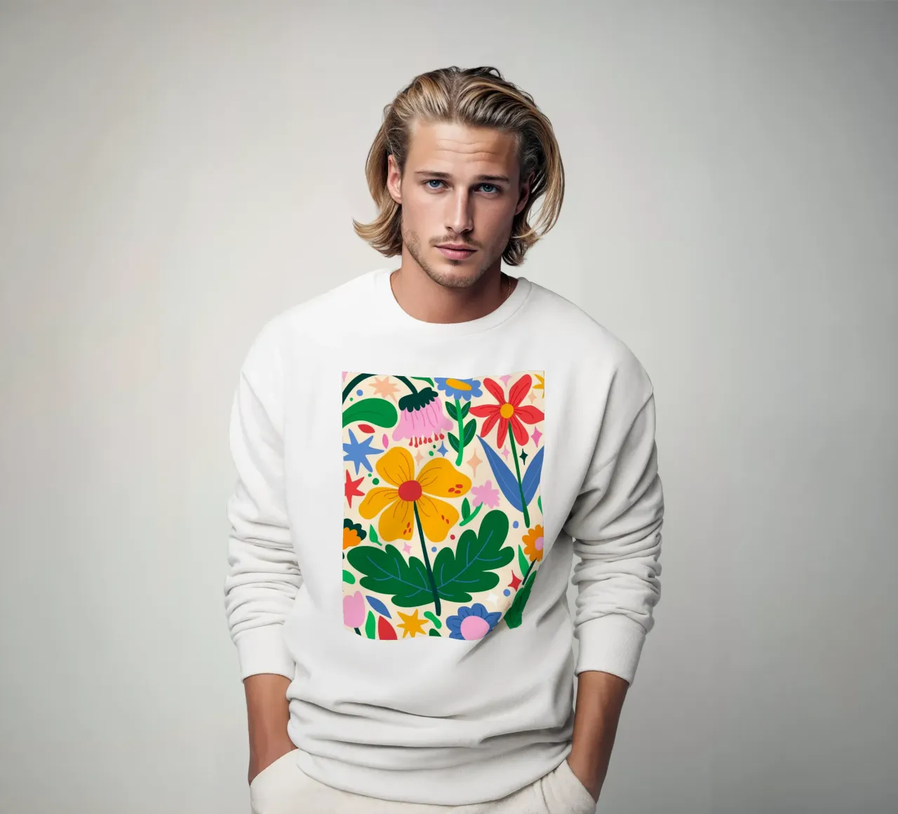 Mixtape di fiori felpa da Kintsugi99