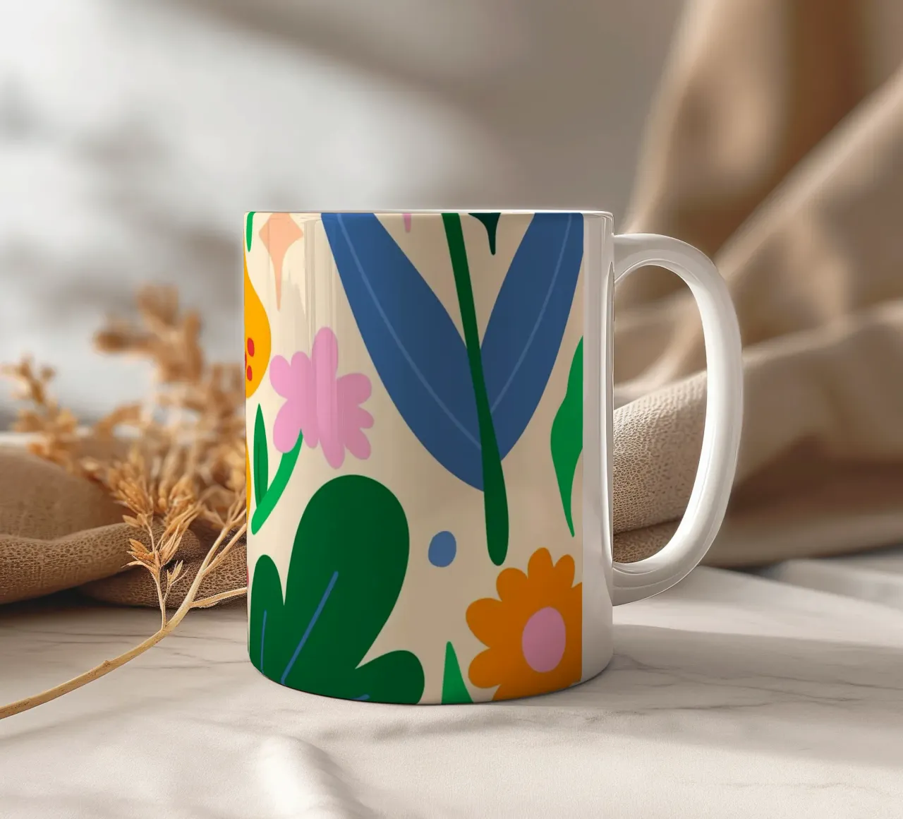 Mixtape di fiori tazza in ceramica da Kintsugi99