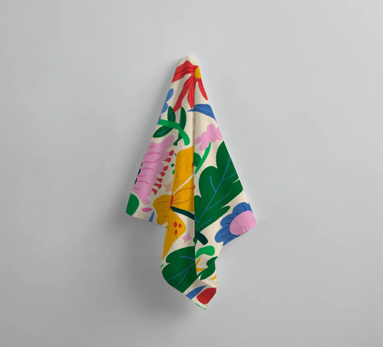 Mixtape di fiori asciugamano da bagno da Kintsugi99