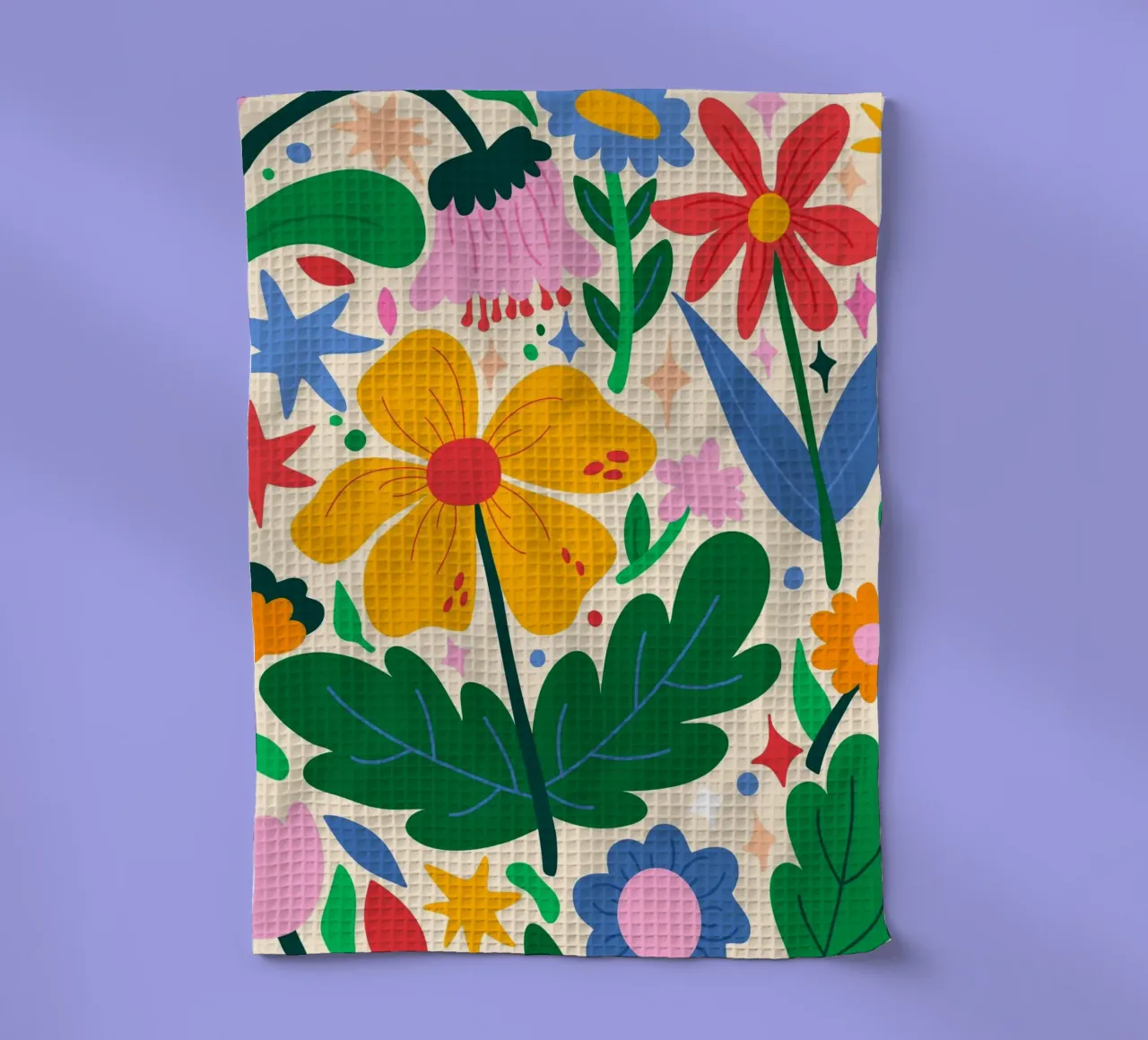 Mixtape di fiori canovaccio da cucina da Kintsugi99