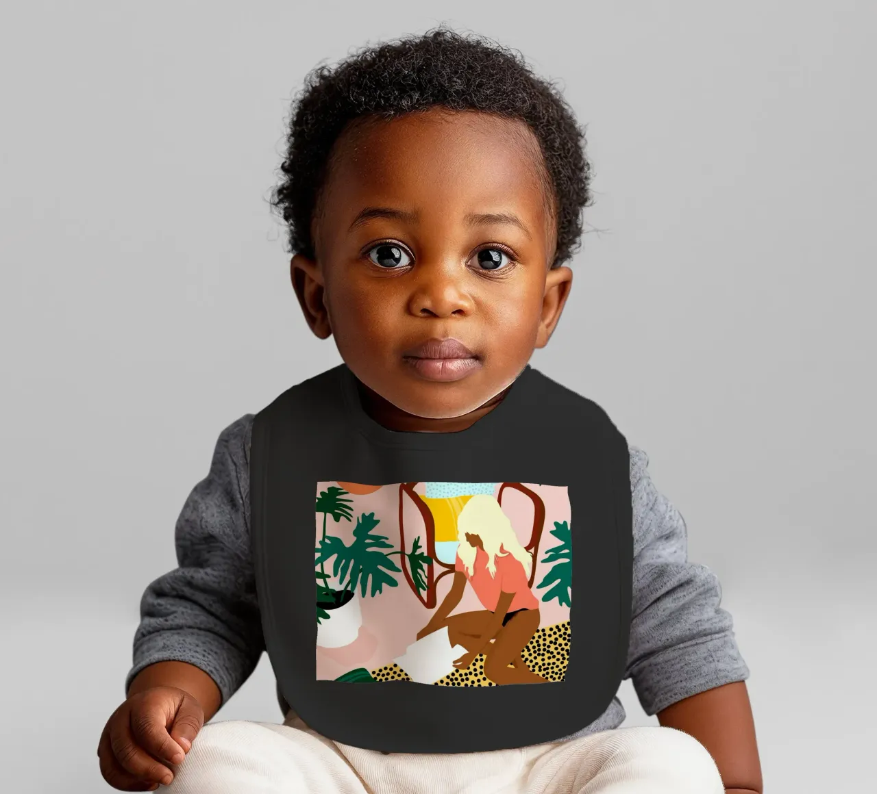 Angolo lettura chic bavaglino da Kintsugi99