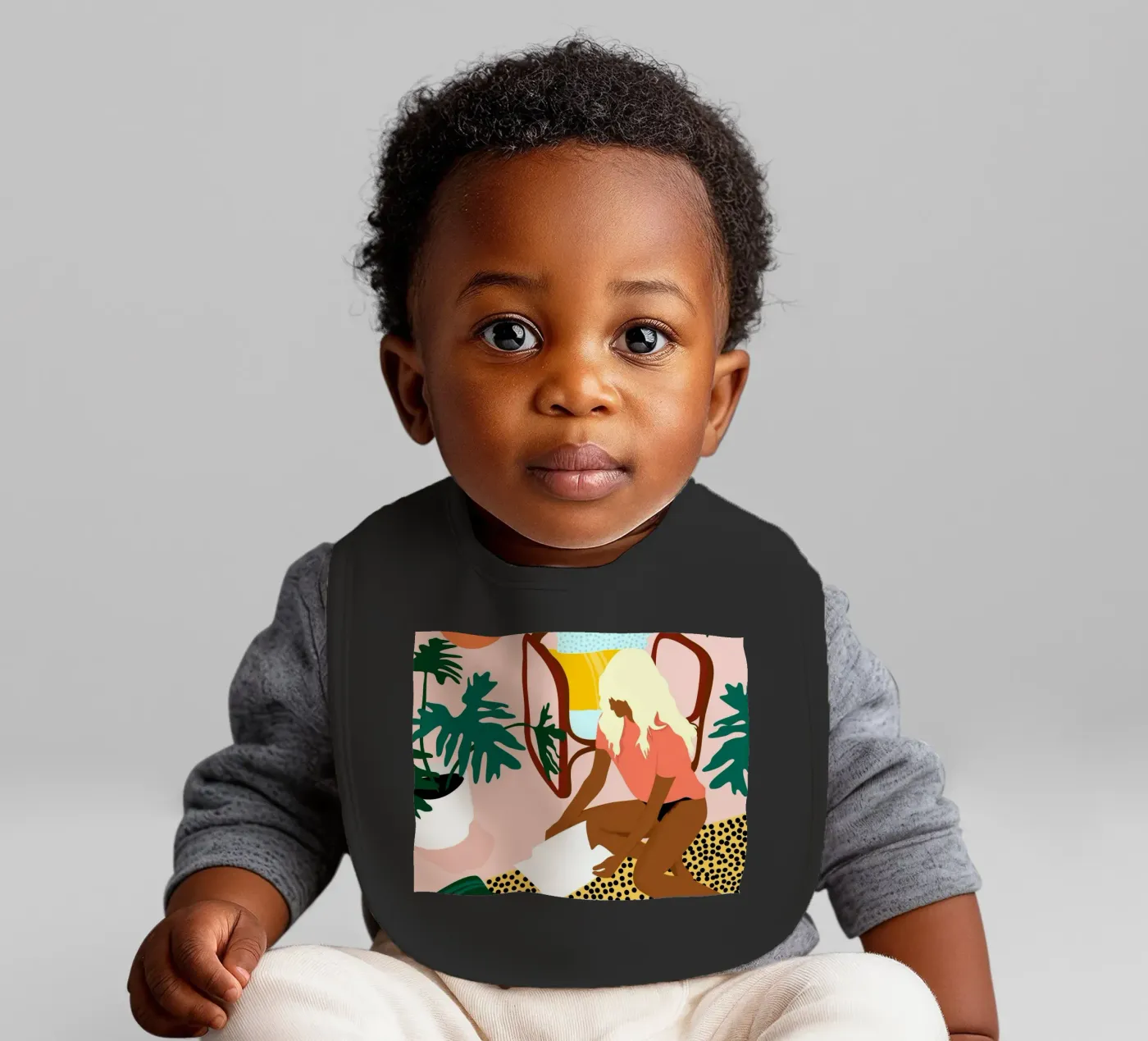 Angolo lettura chic bavaglino da Kintsugi99