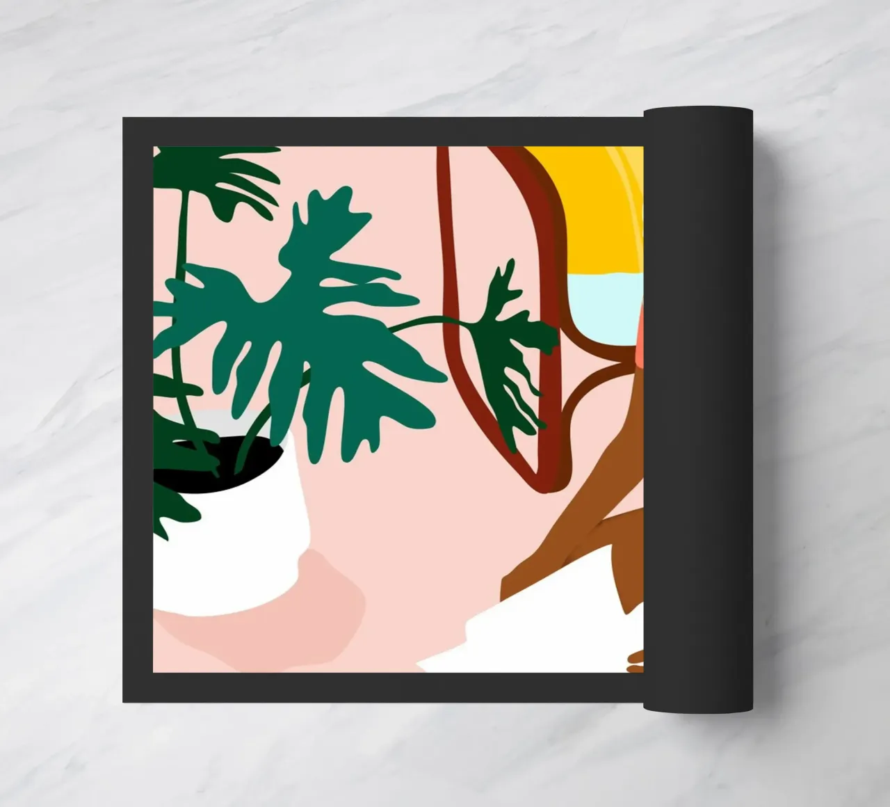 Chic Reading Corner doormat by Kintsugi99