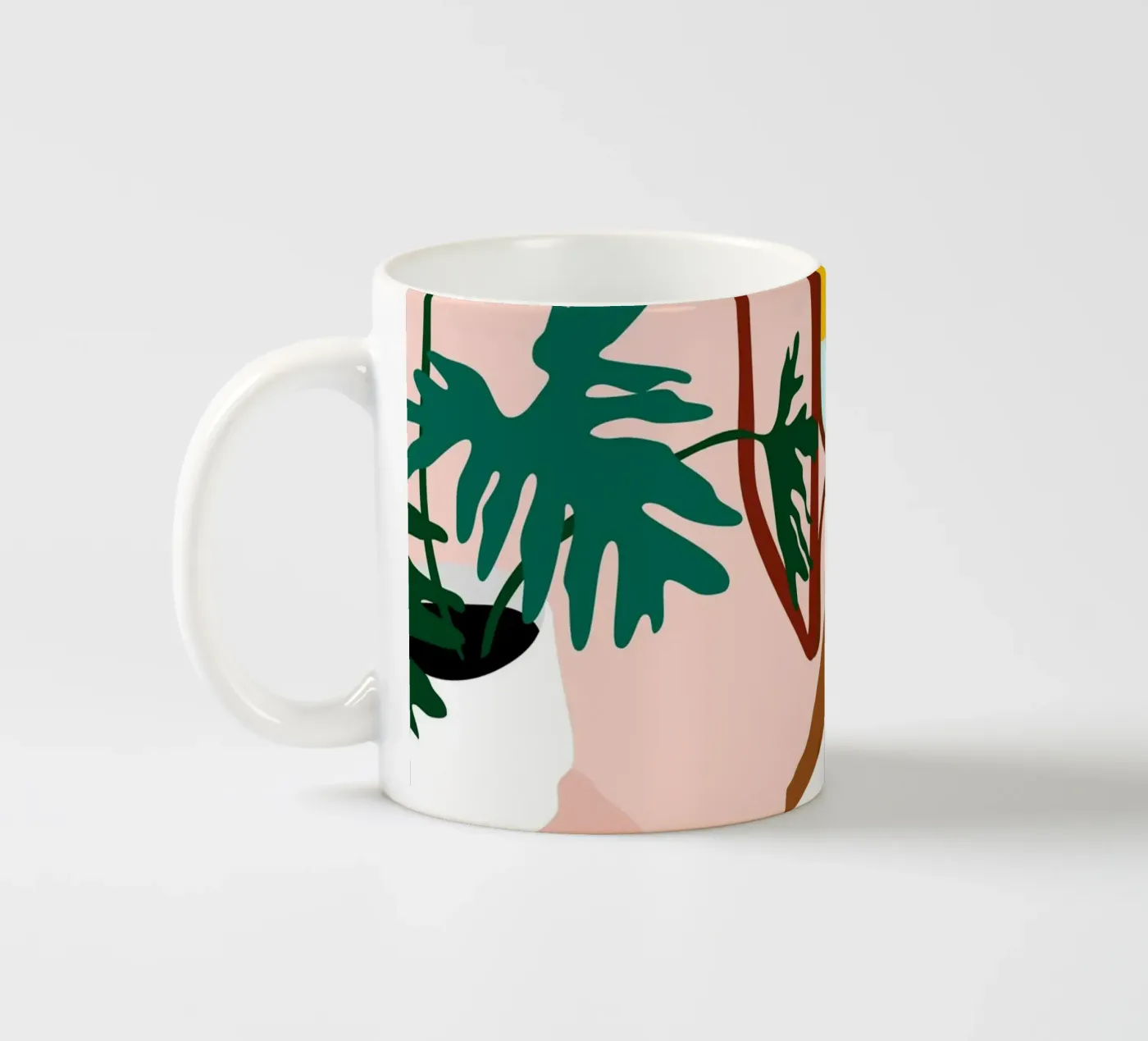 Chic Reading Corner ceramic mug by Kintsugi99