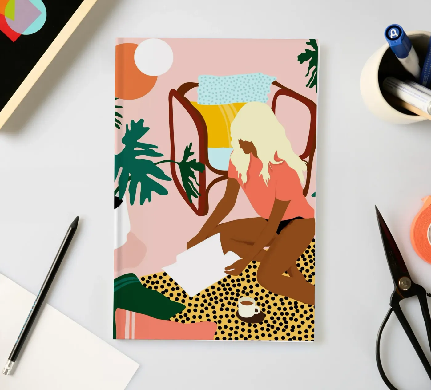 Chic Reading Corner notebook by Kintsugi99