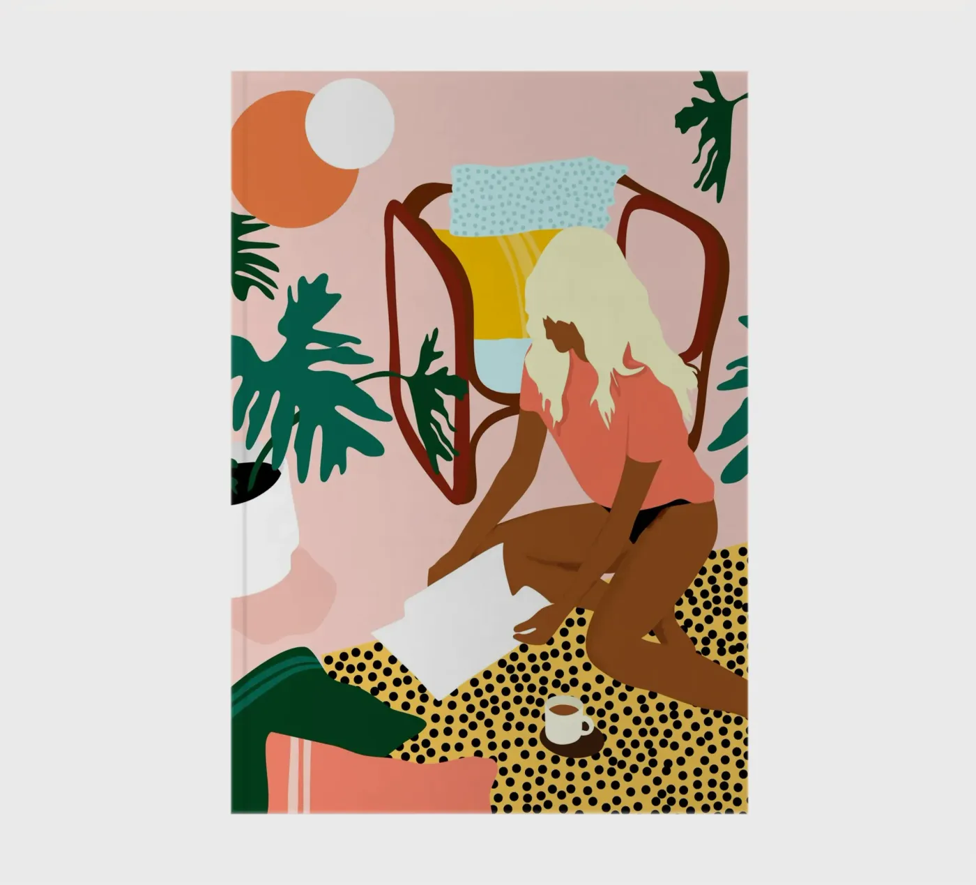 Chic Reading Corner notebook by Kintsugi99