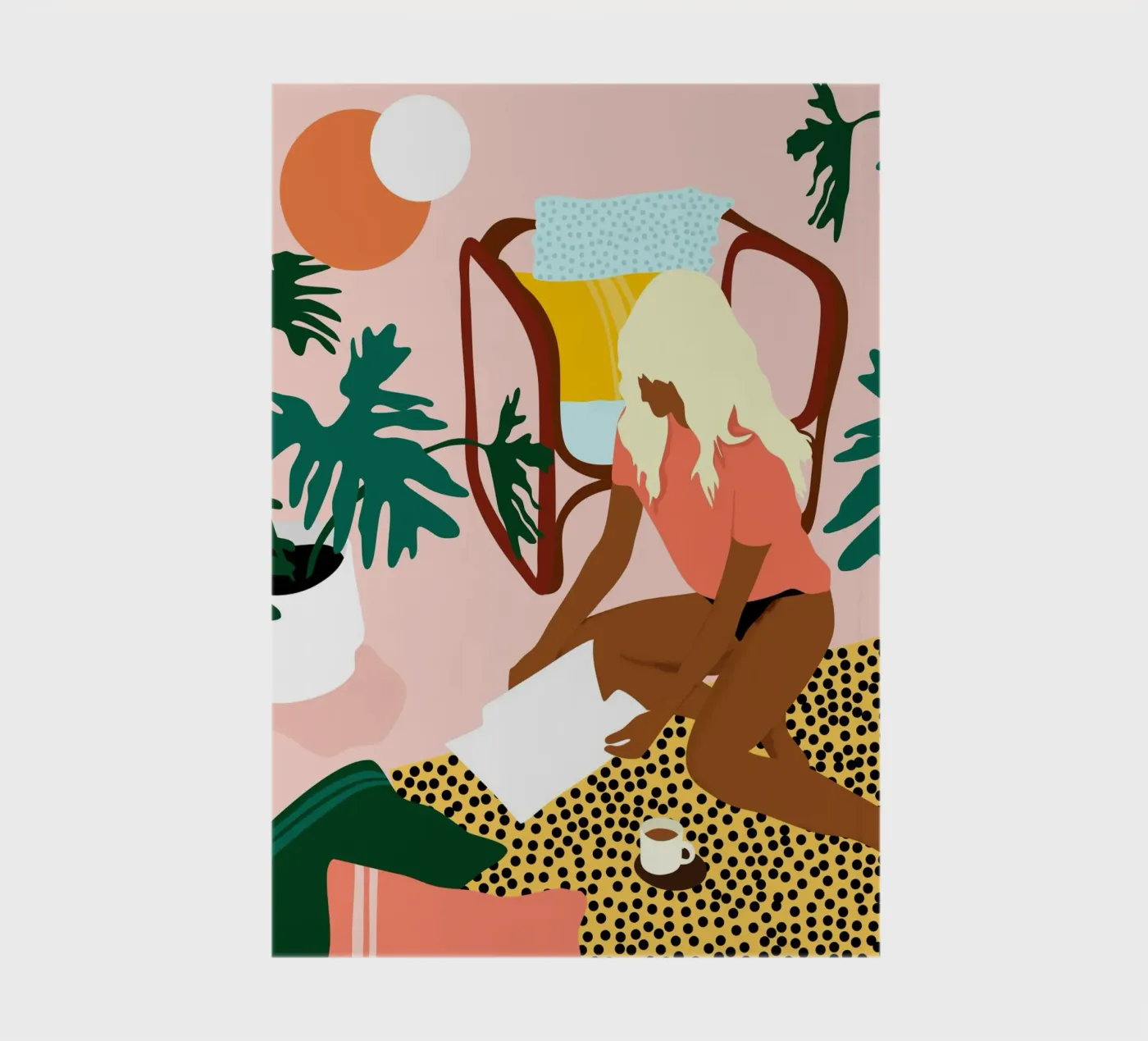 Chic Reading Corner notebook by Kintsugi99