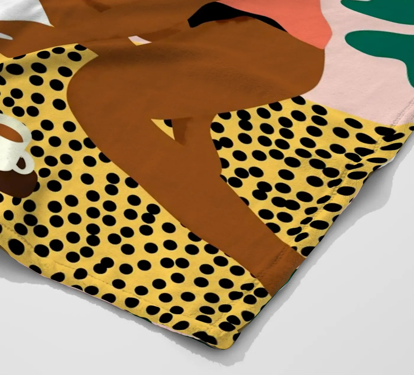 Chic Reading Corner fleece blanket by Kintsugi99