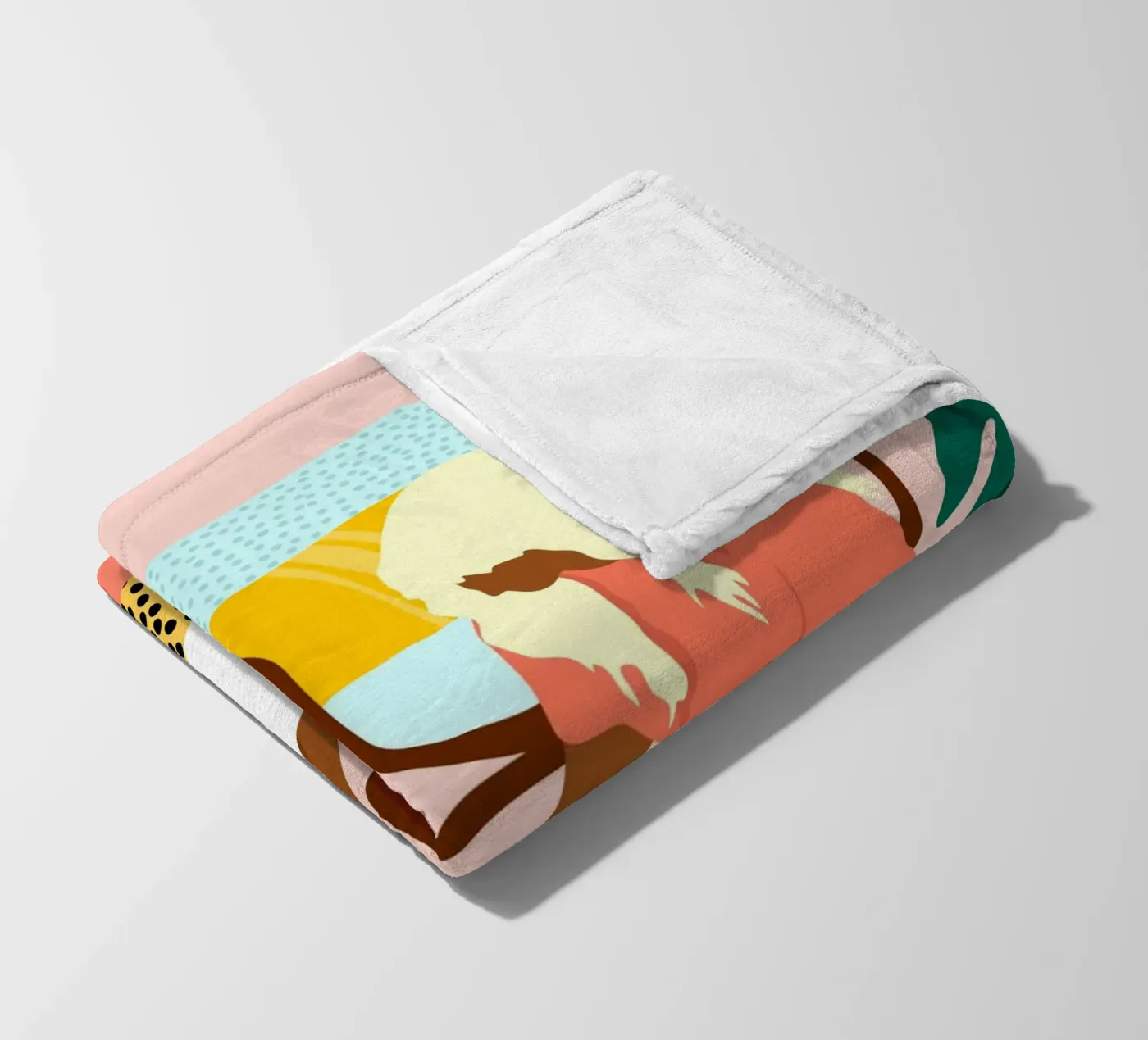 Chic Reading Corner fleece blanket by Kintsugi99