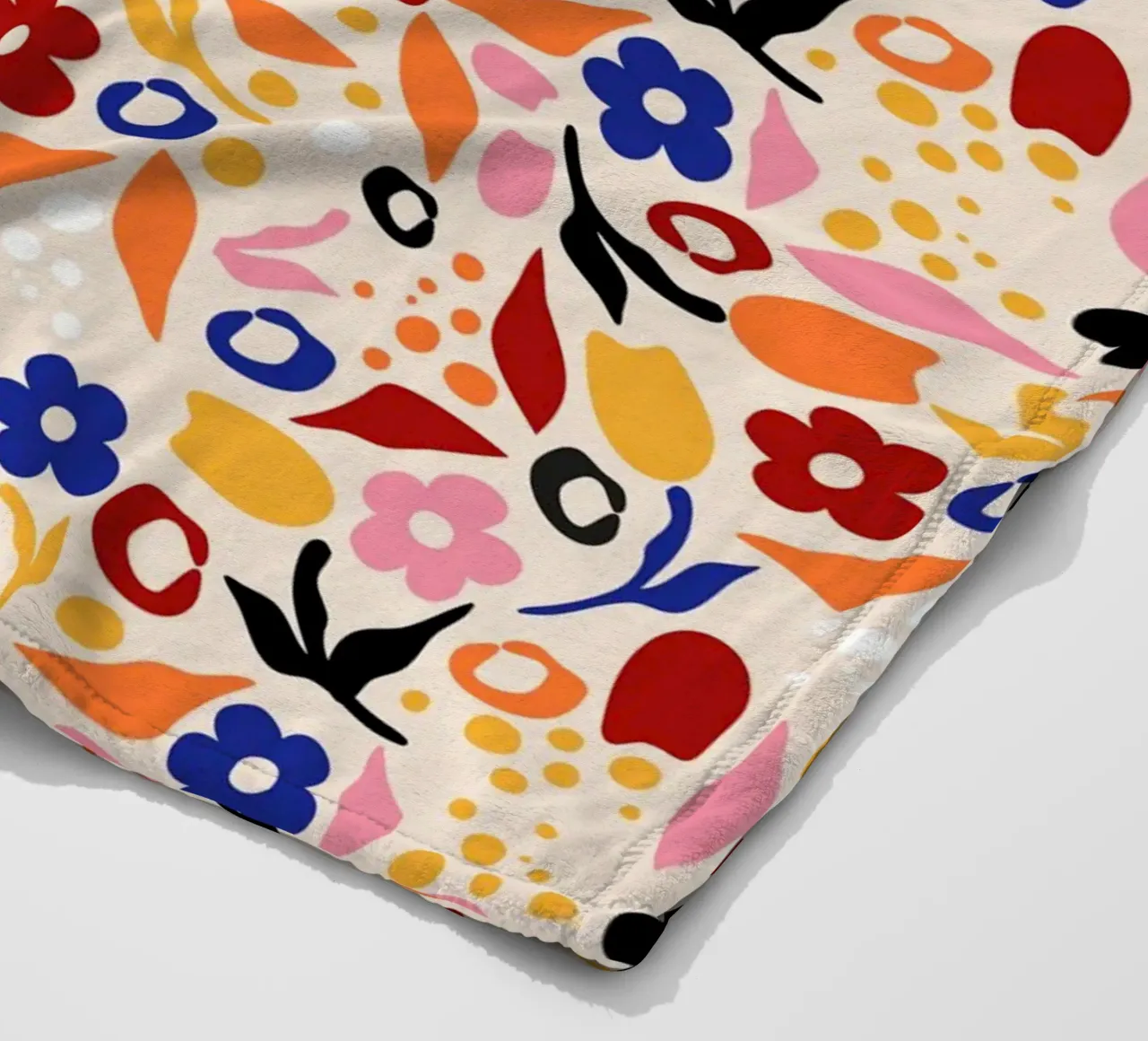 Swaying Petals, Rustling Leaves fleece blanket by Kintsugi99