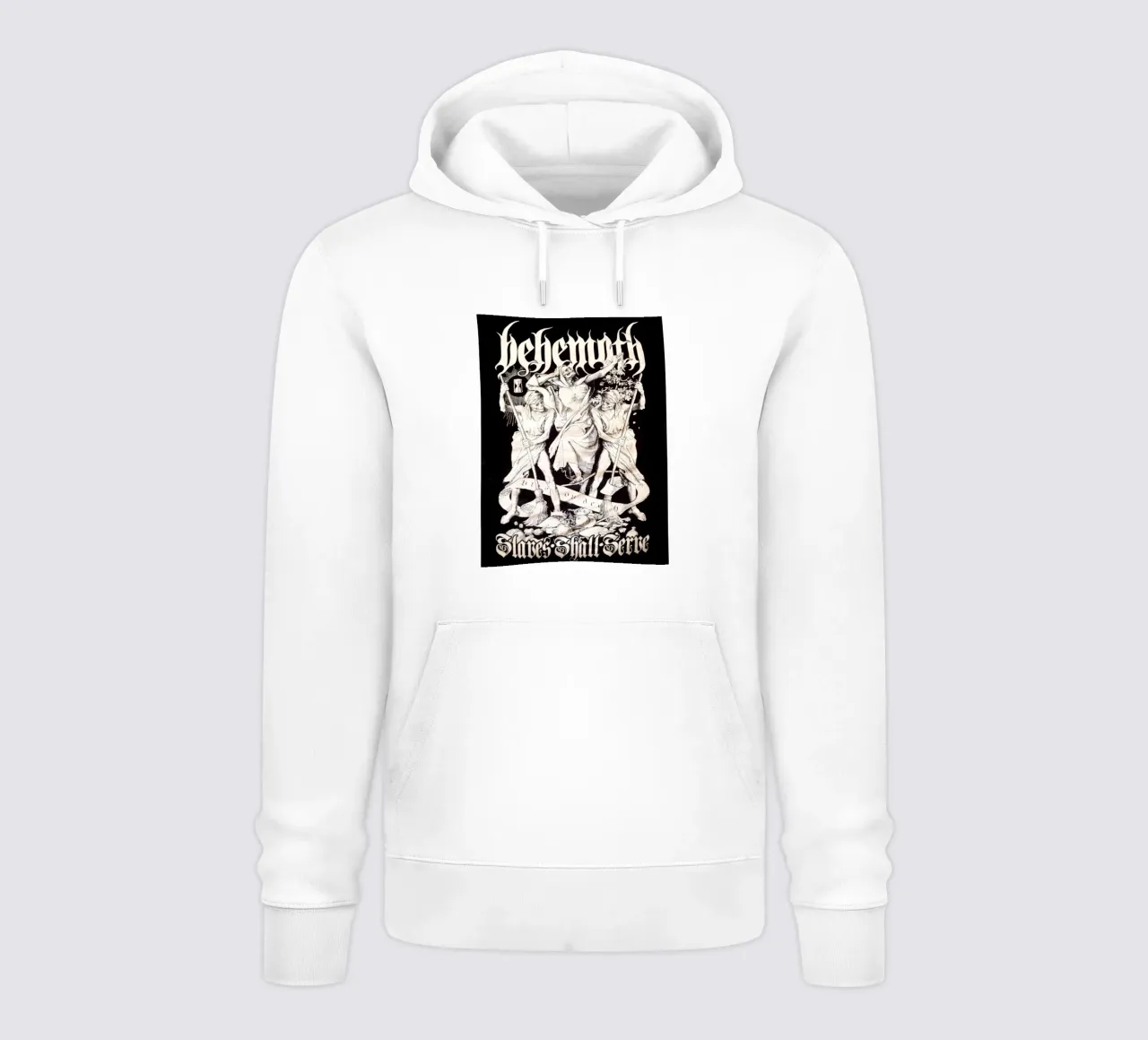 Behemoth Metallo Nero felpa con cappuccio da HUMMERSONIC