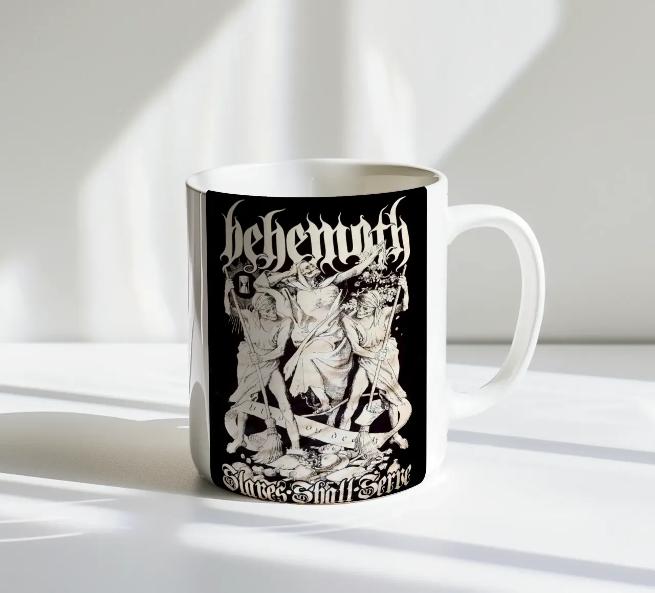 Behemoth Metallo Nero tazza in ceramica da HUMMERSONIC