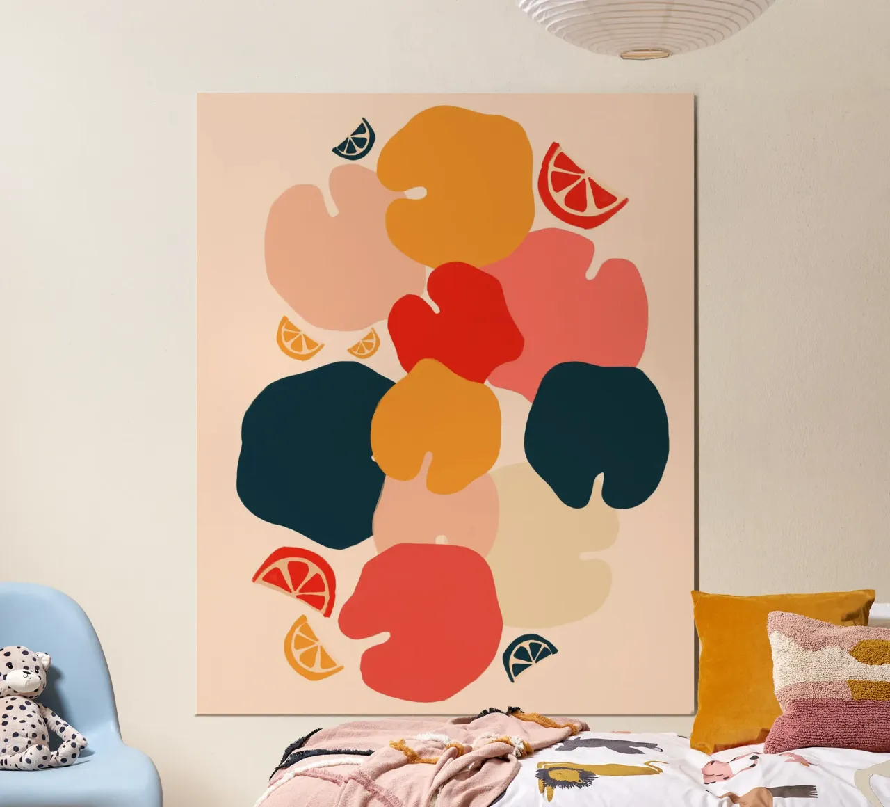 Zestful Zen poster con telaio in legno da Kintsugi99