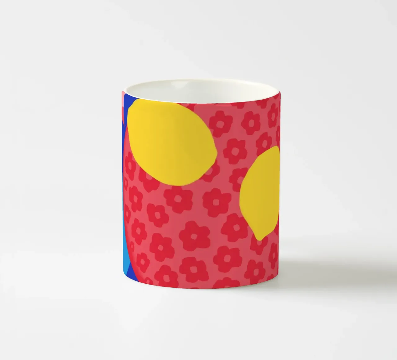 Piatto con fiori di limone tazza in ceramica da Kintsugi99