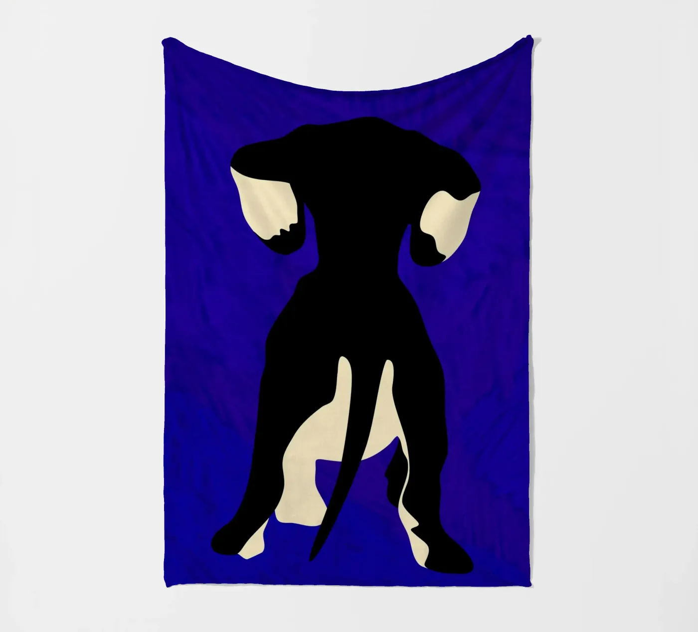 Blauer Backdrop Fleecedecke von Kintsugi99